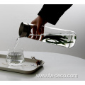 custom 1200ml glass pitcher carafe set